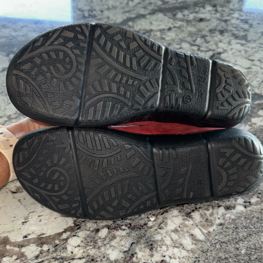 Ziera Leather Red Mary Janes Sz 10.5 - Picture 3 of 8